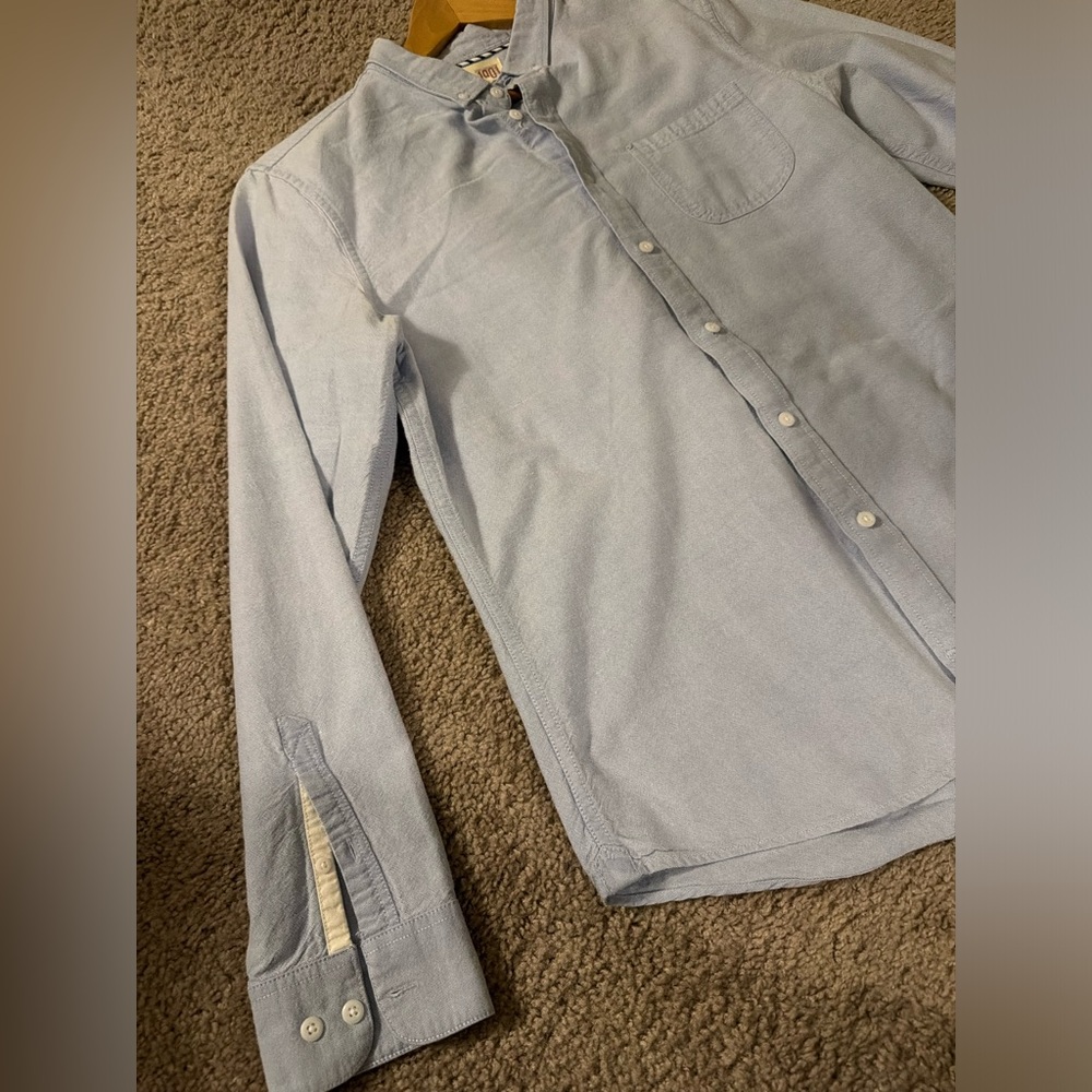 1901 Light Blue Casual Button Down Shirt - Picture 9 of 10